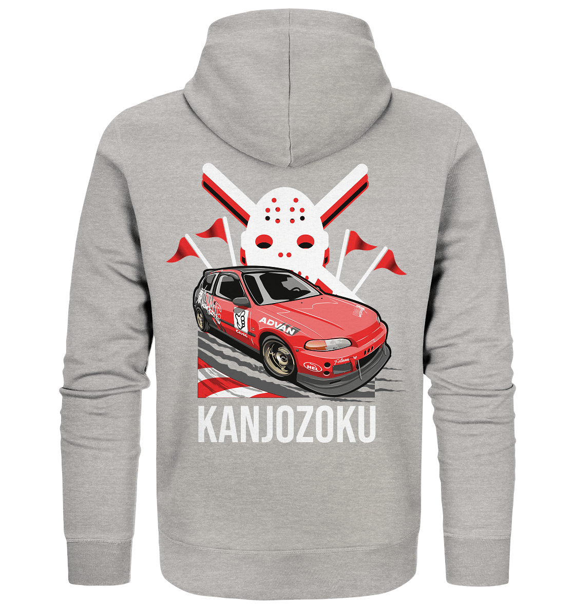 Honda Civic Kanjo EG6 - Organic Zipper - MotoMerch.de