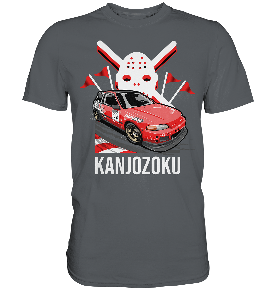 Honda Civic Kanjo EG6 - Premium Shirt - MotoMerch.de