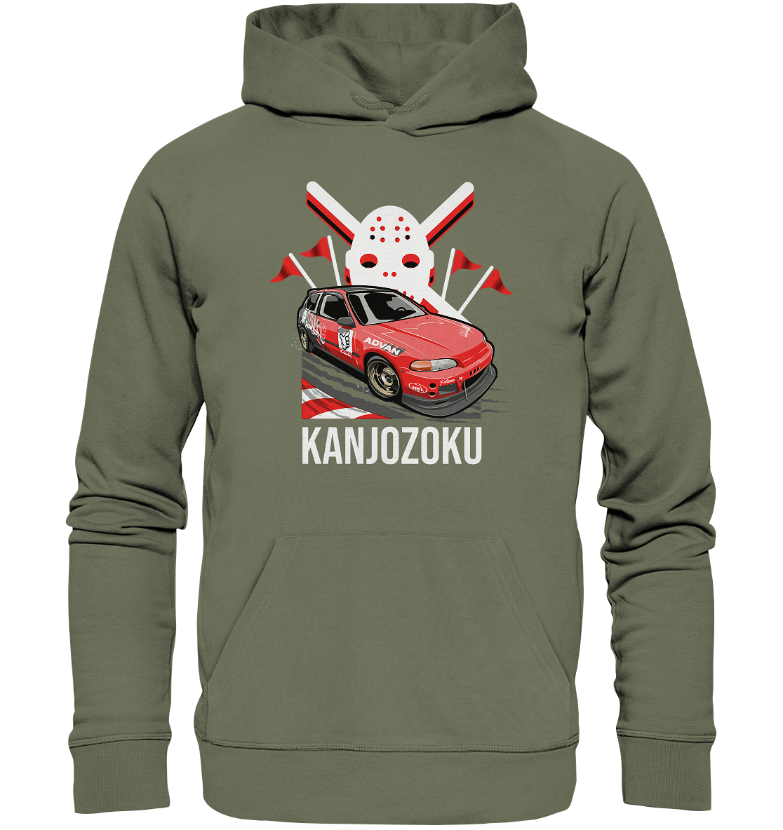 Honda Civic Kanjo EG6 - Premium Unisex Hoodie - MotoMerch.de