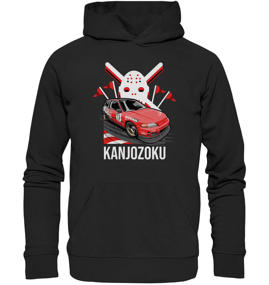 Honda Civic Kanjo EG6 - Premium Unisex Hoodie - MotoMerch.de
