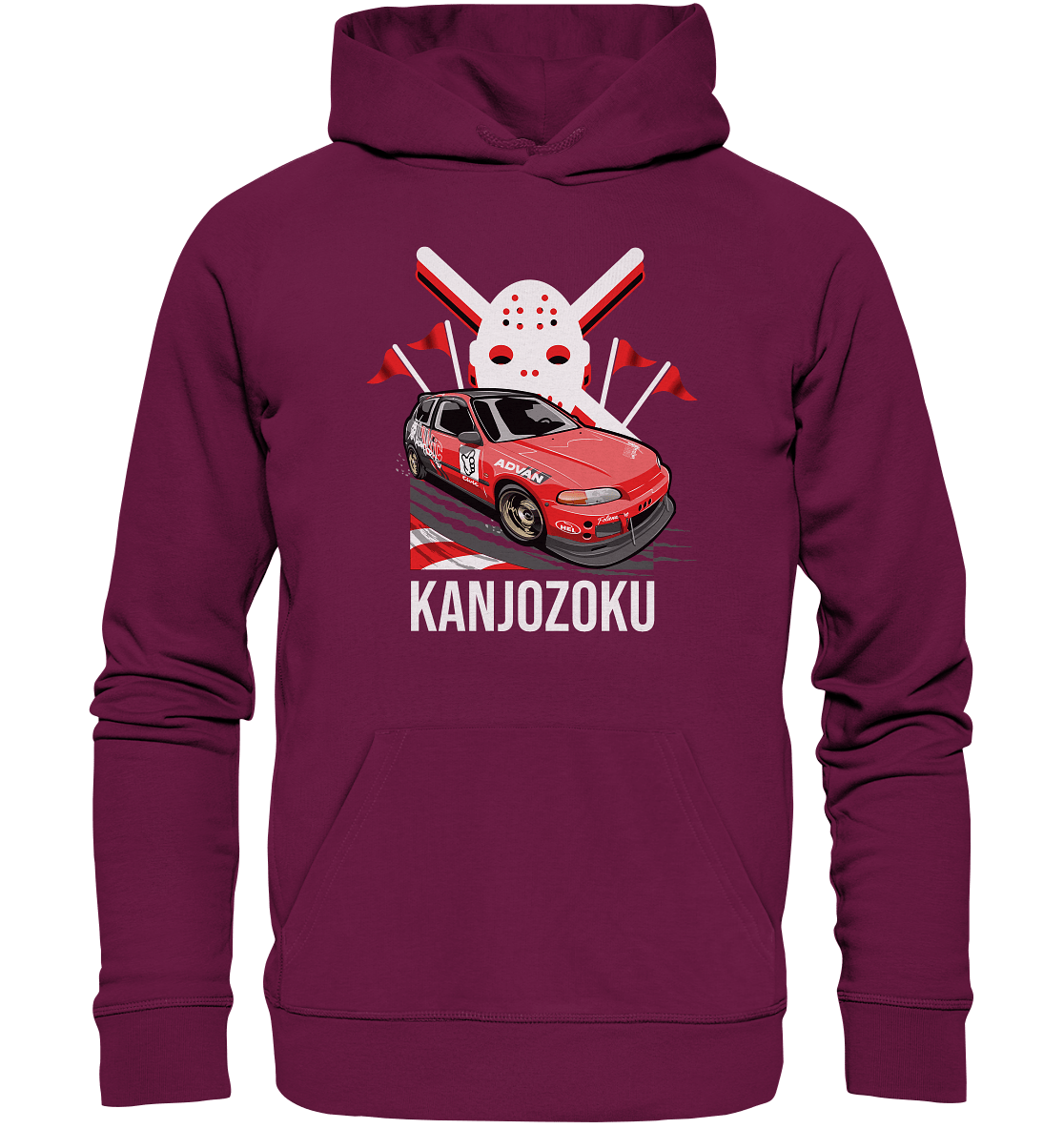 Honda Civic Kanjo EG6 - Premium Unisex Hoodie - MotoMerch.de