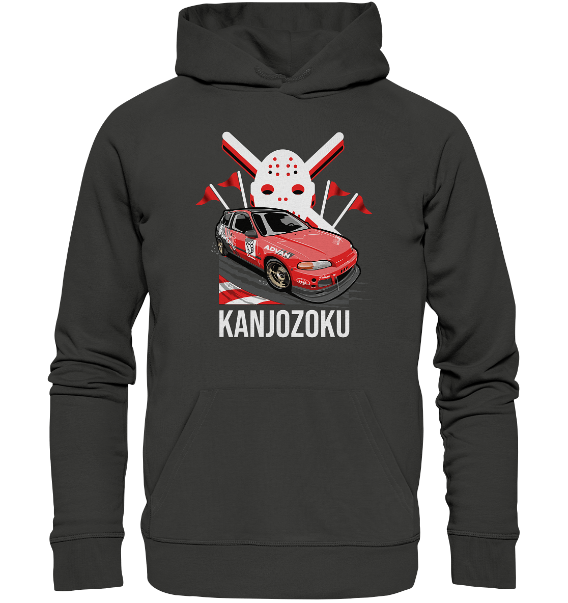 Honda Civic Kanjo EG6 - Premium Unisex Hoodie - MotoMerch.de