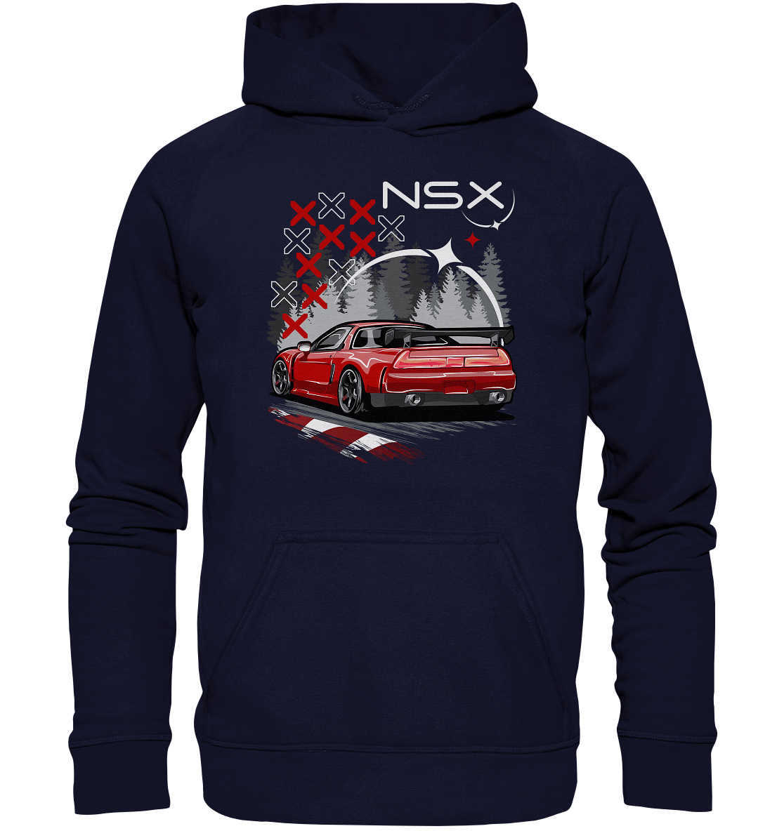 Honda NSX - Basic Unisex Hoodie XL - MotoMerch.de