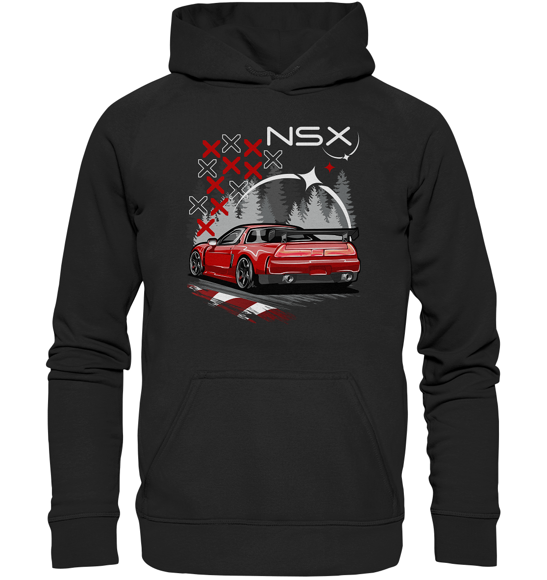 Honda NSX - Basic Unisex Hoodie XL - MotoMerch.de