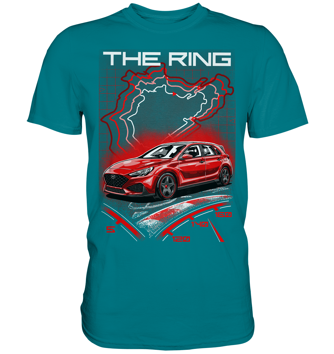 I30 N Nürburgring - Premium Shirt - MotoMerch.de