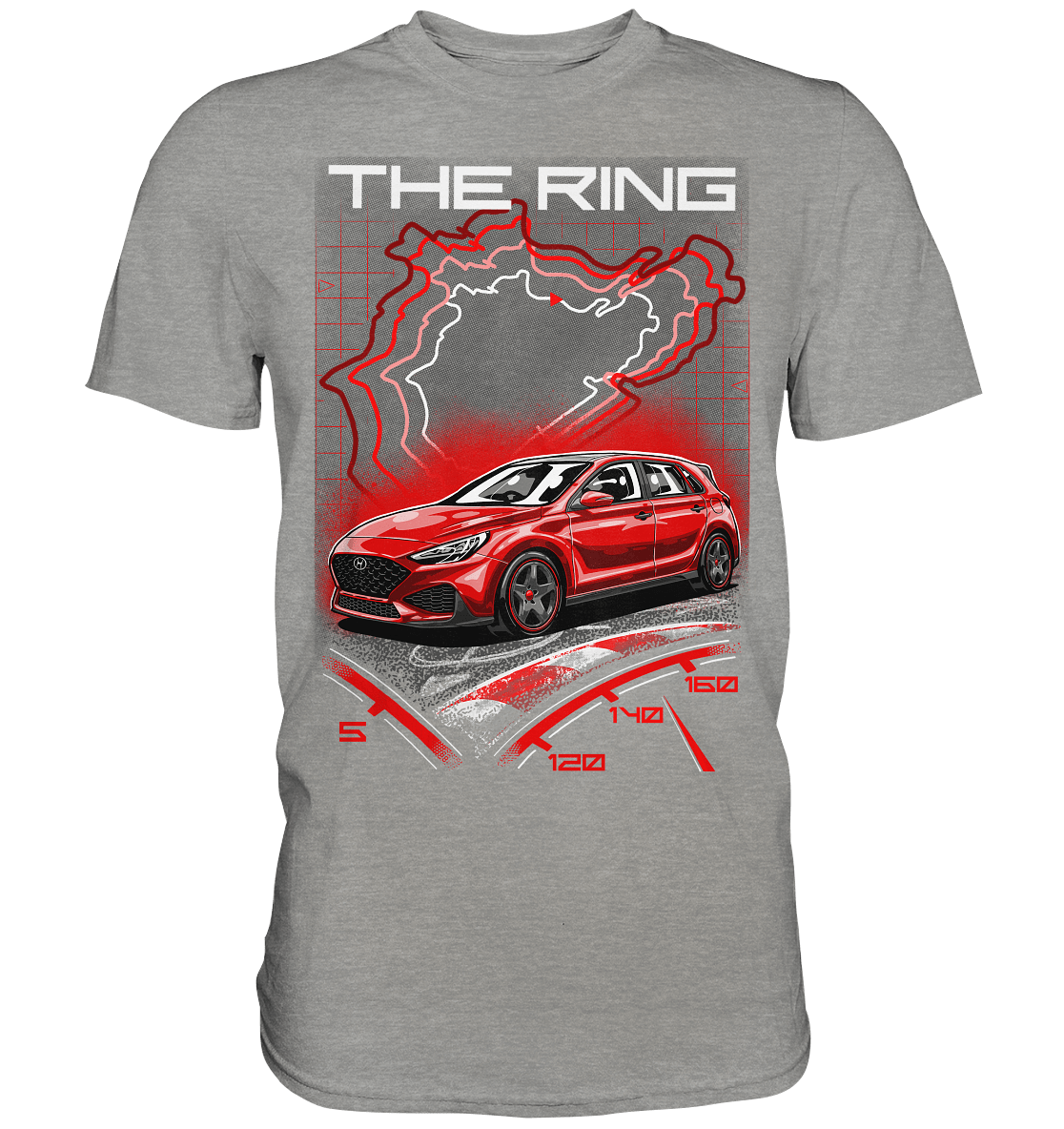 I30 N Nürburgring - Premium Shirt - MotoMerch.de