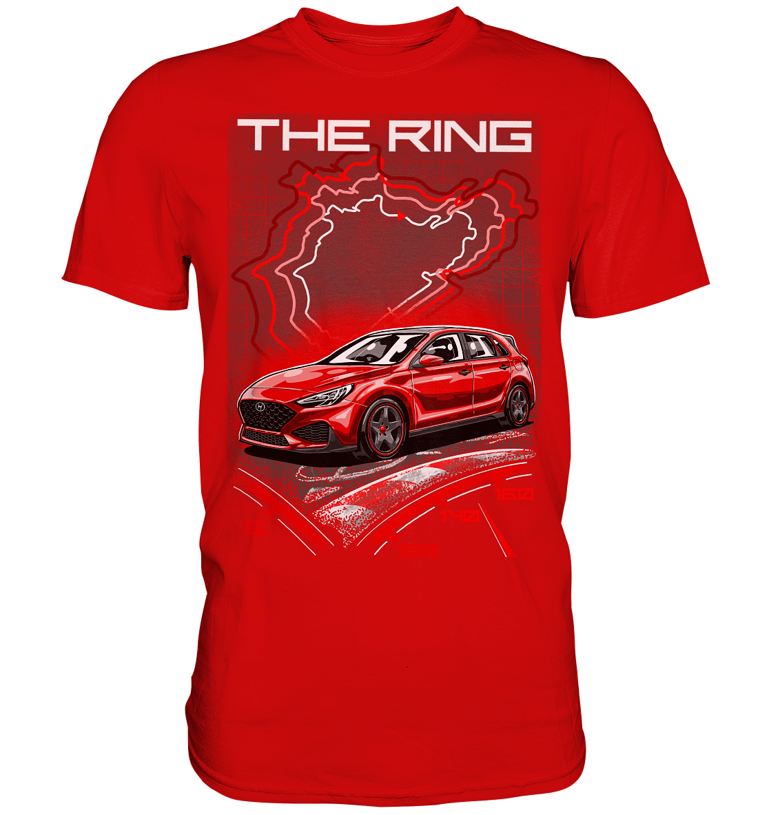 I30 N Nürburgring - Premium Shirt - MotoMerch.de