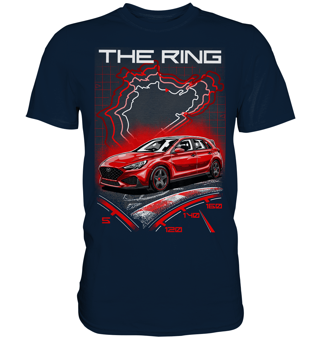 I30 N Nürburgring - Premium Shirt - MotoMerch.de