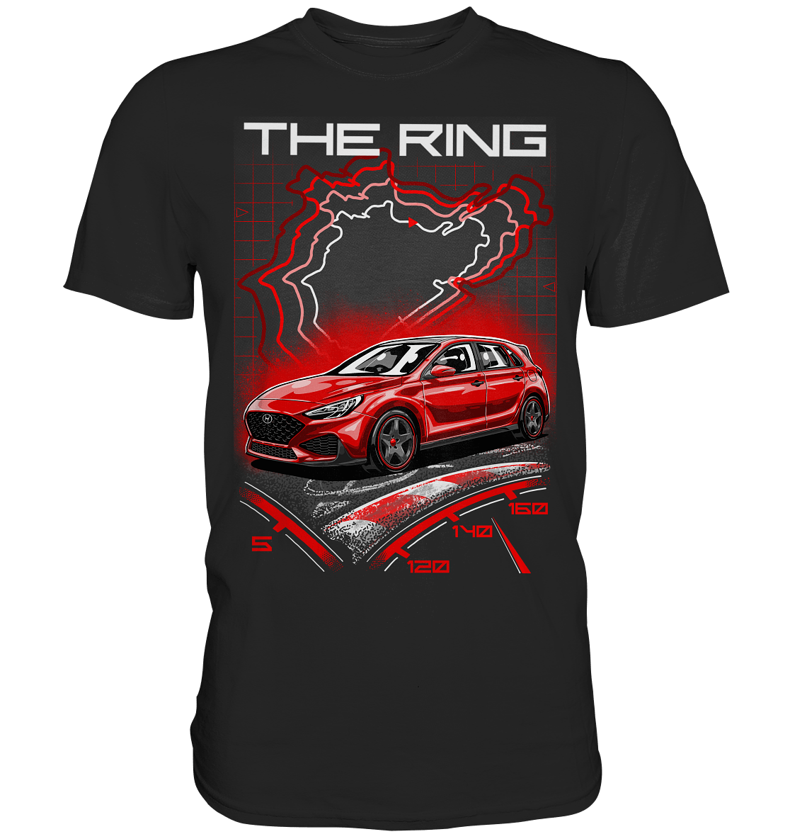 I30 N Nürburgring - Premium Shirt - MotoMerch.de