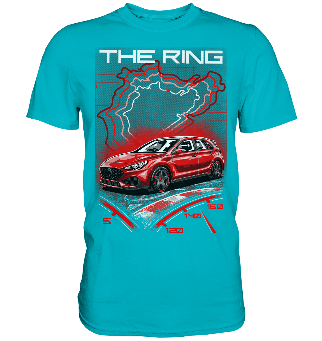 I30 N Nürburgring - Premium Shirt - MotoMerch.de