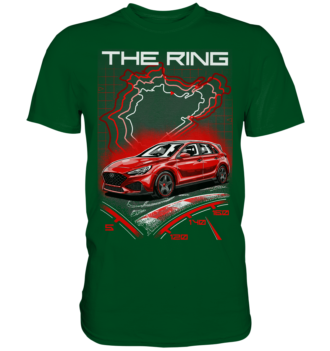 I30 N Nürburgring - Premium Shirt - MotoMerch.de