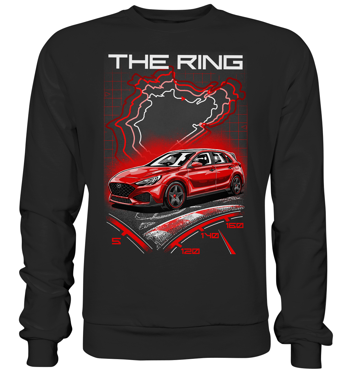 I30 N Nürburgring - Premium Sweatshirt - MotoMerch.de