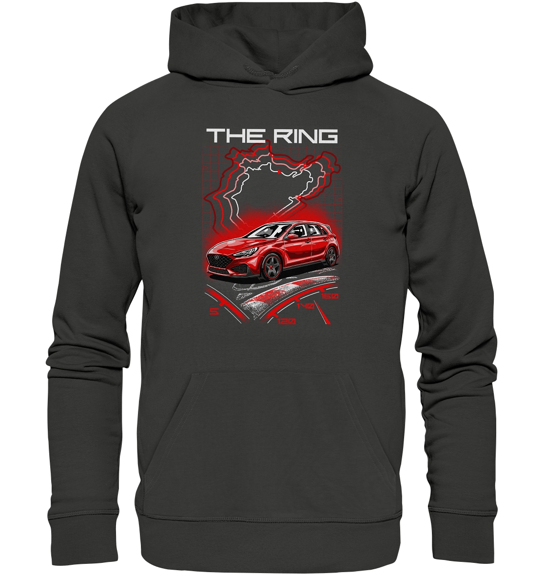 I30 N Nürburgring - Premium Unisex Hoodie - MotoMerch.de