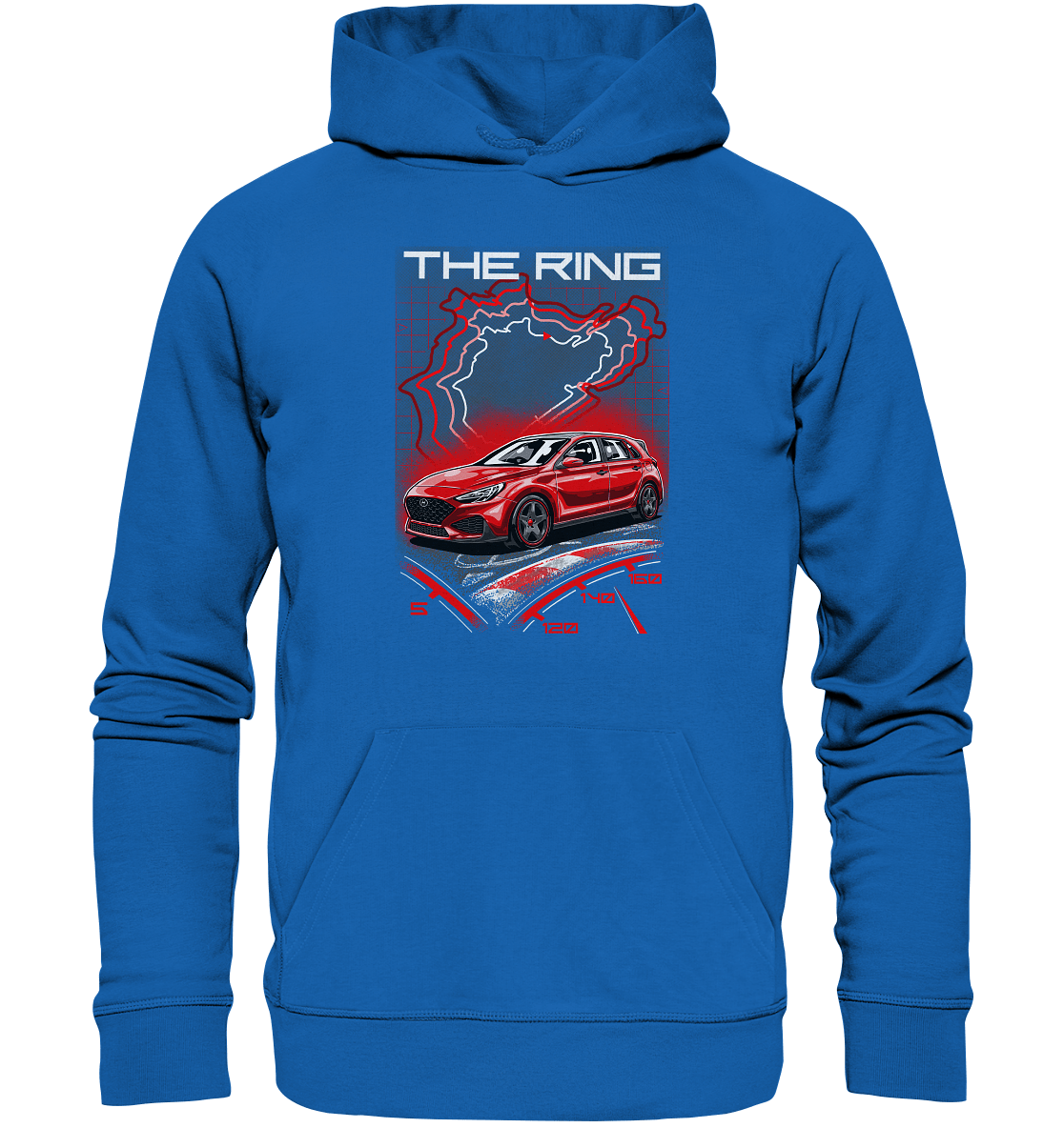 I30 N Nürburgring - Premium Unisex Hoodie - MotoMerch.de