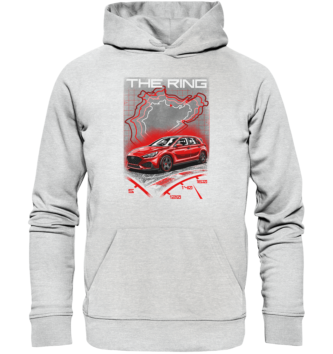 I30 N Nürburgring - Premium Unisex Hoodie - MotoMerch.de