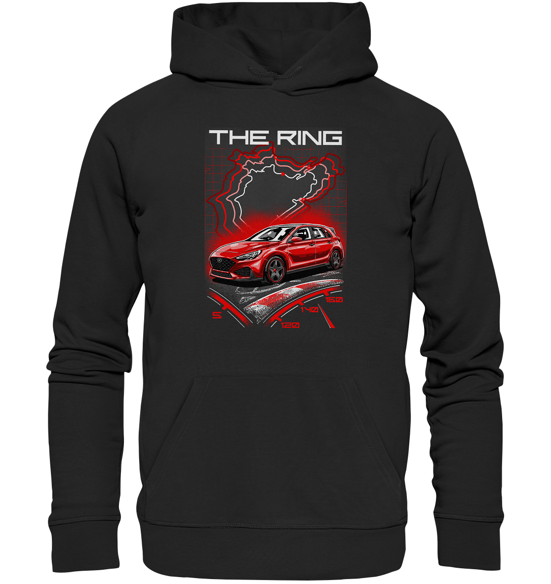 I30 N Nürburgring - Premium Unisex Hoodie - MotoMerch.de