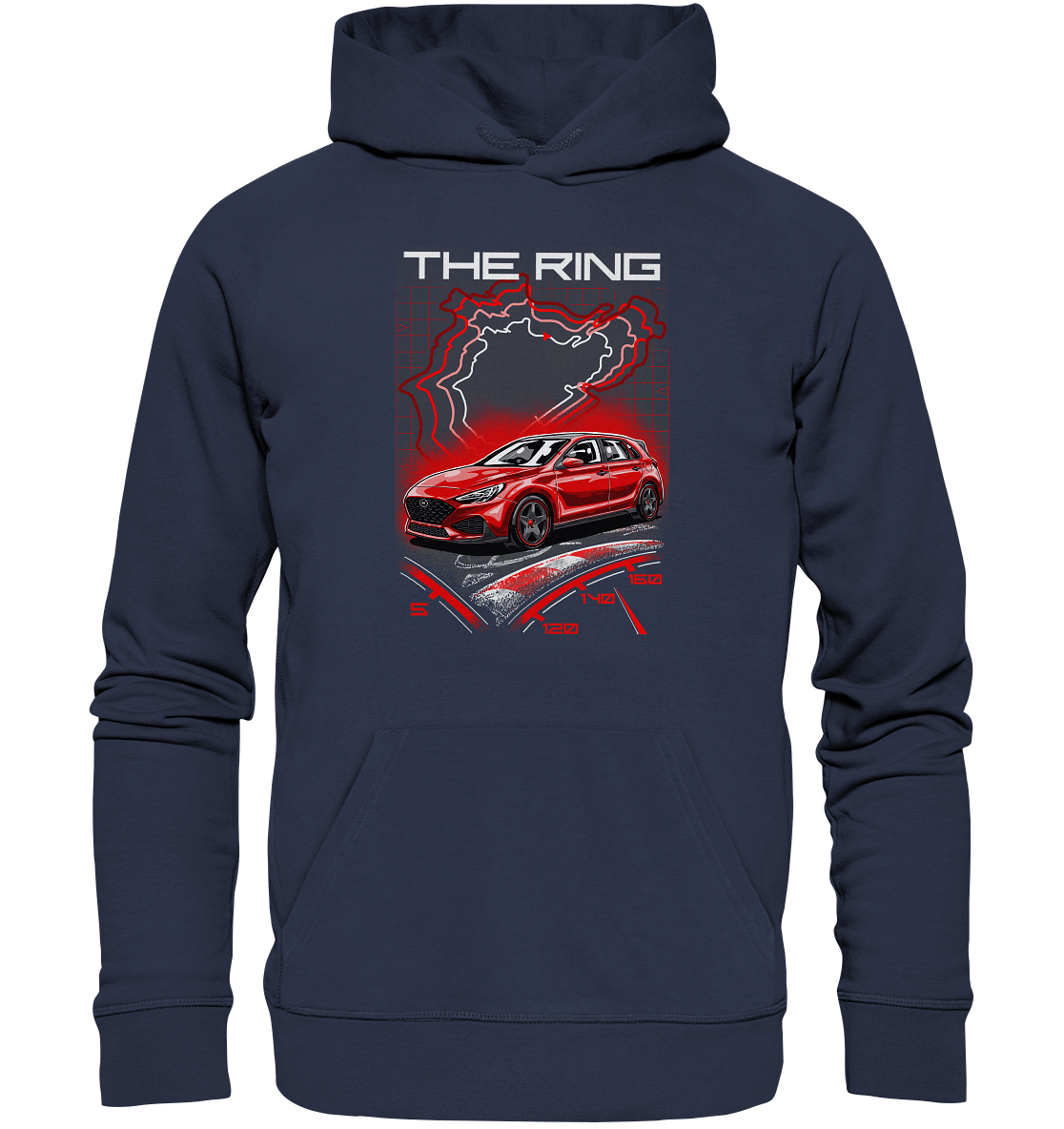 I30 N Nürburgring - Premium Unisex Hoodie - MotoMerch.de