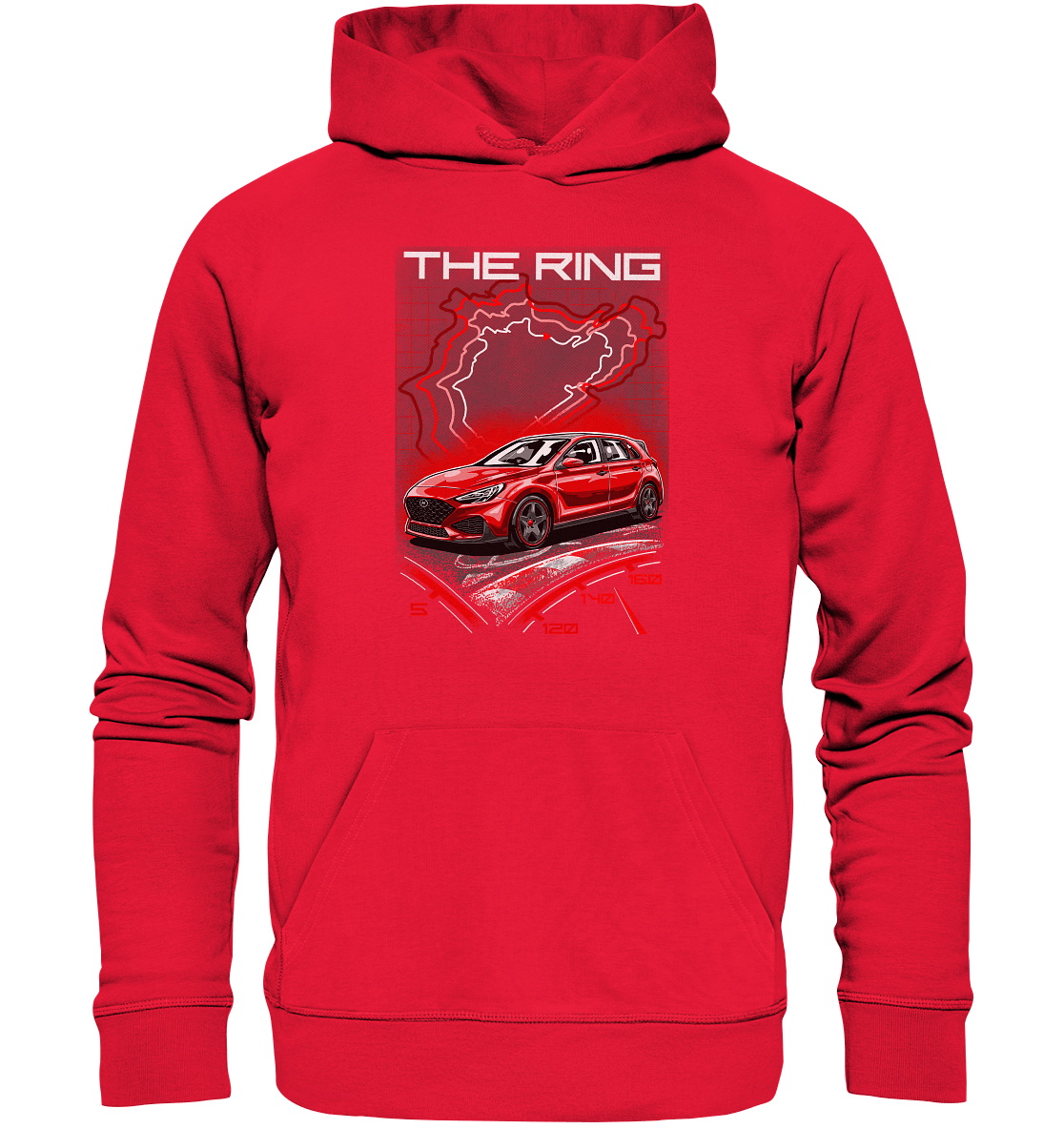 I30 N Nürburgring - Premium Unisex Hoodie - MotoMerch.de