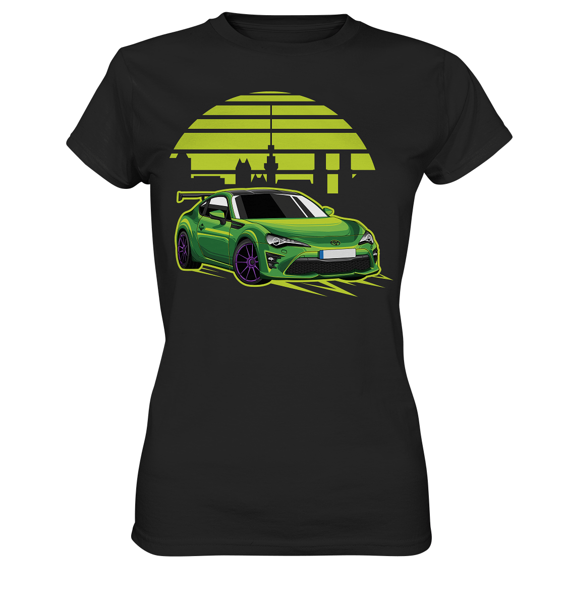 Jackys Toyota GT86 Clean - Ladies Premium Shirt - MotoMerch.de
