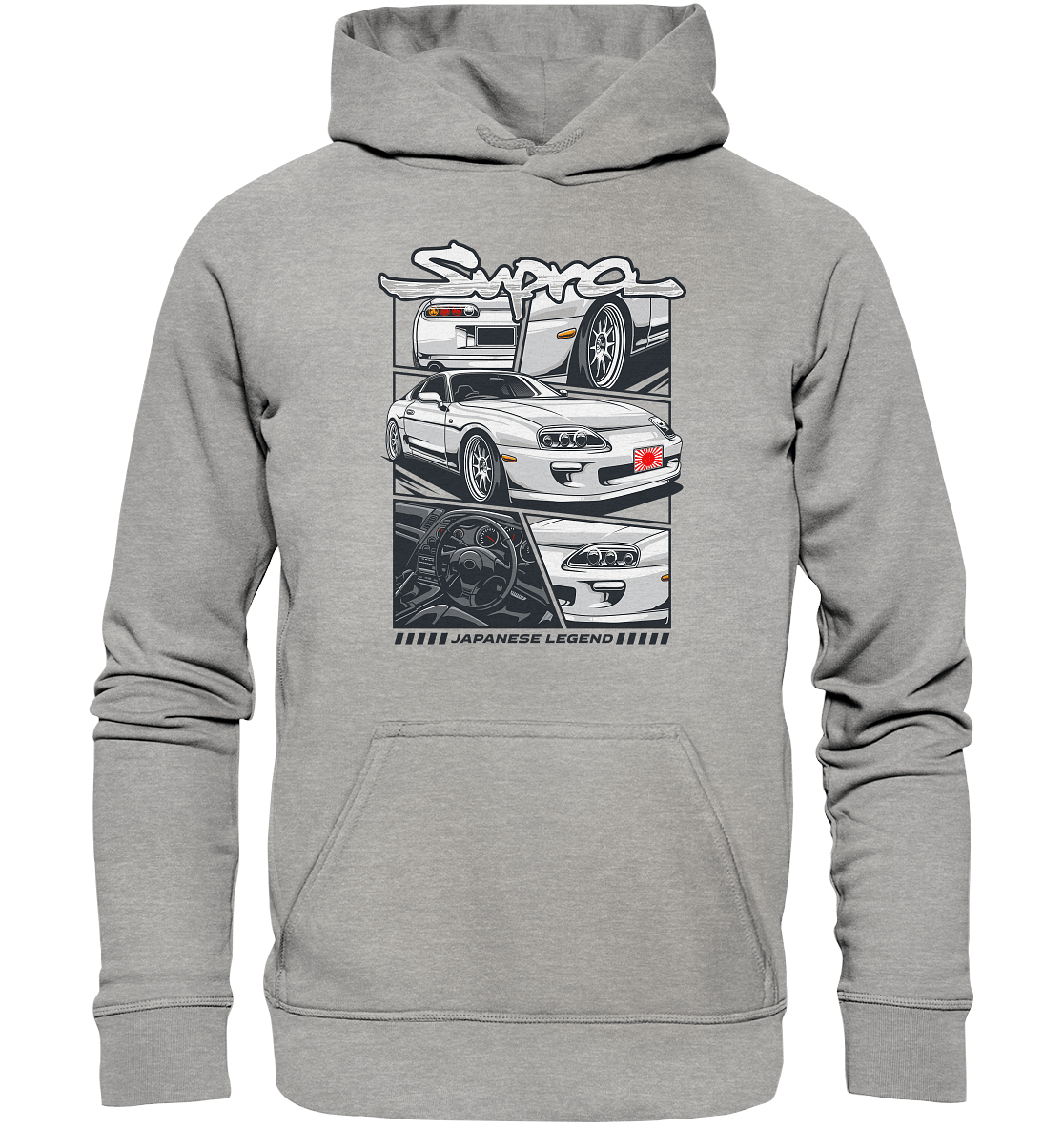 Japanese Legend Supra MKIV - Basic Unisex Hoodie - MotoMerch.de