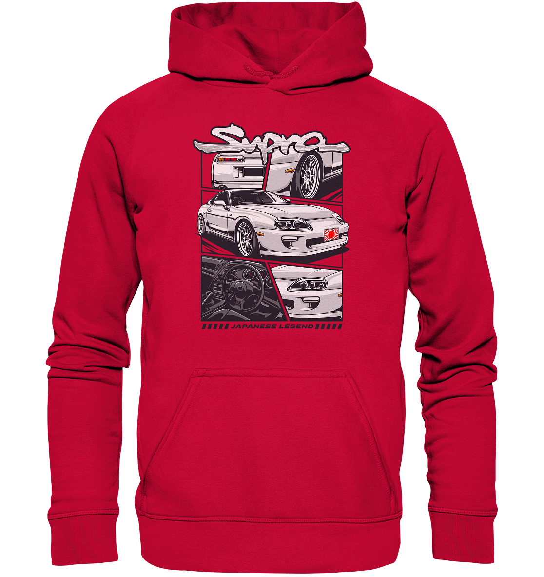 Japanese Legend Supra MKIV - Basic Unisex Hoodie - MotoMerch.de