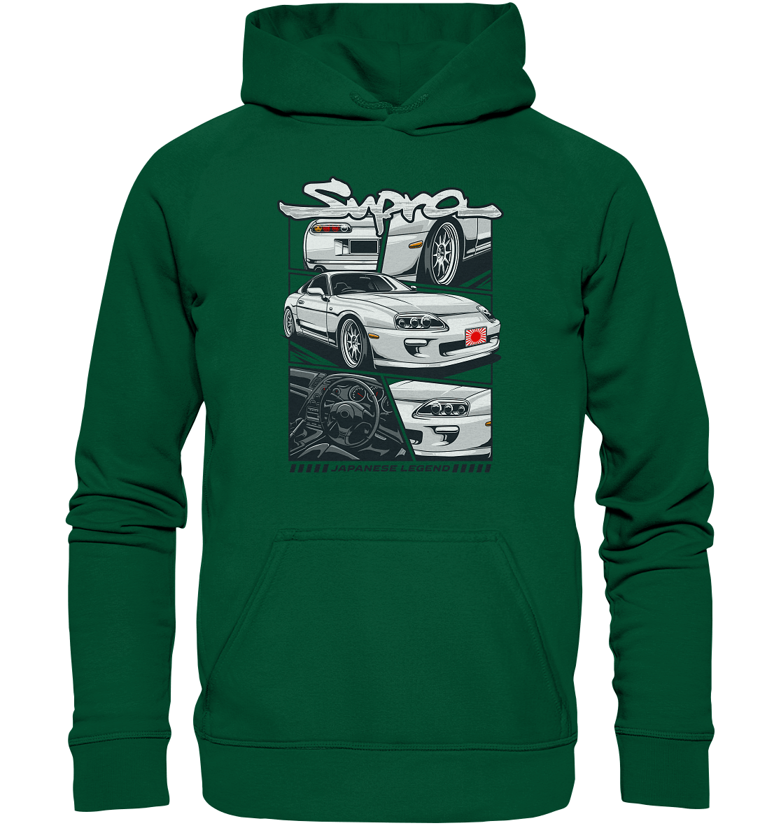 Japanese Legend Supra MKIV - Basic Unisex Hoodie - MotoMerch.de