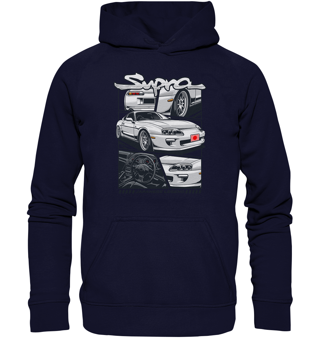 Japanese Legend Supra MKIV - Basic Unisex Hoodie - MotoMerch.de