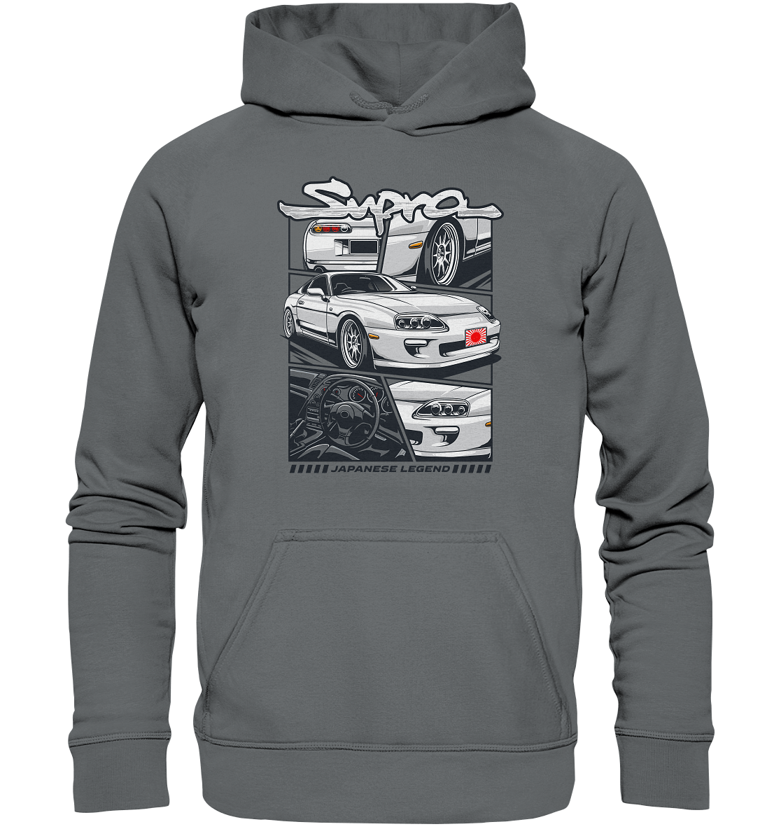 Japanese Legend Supra MKIV - Basic Unisex Hoodie - MotoMerch.de