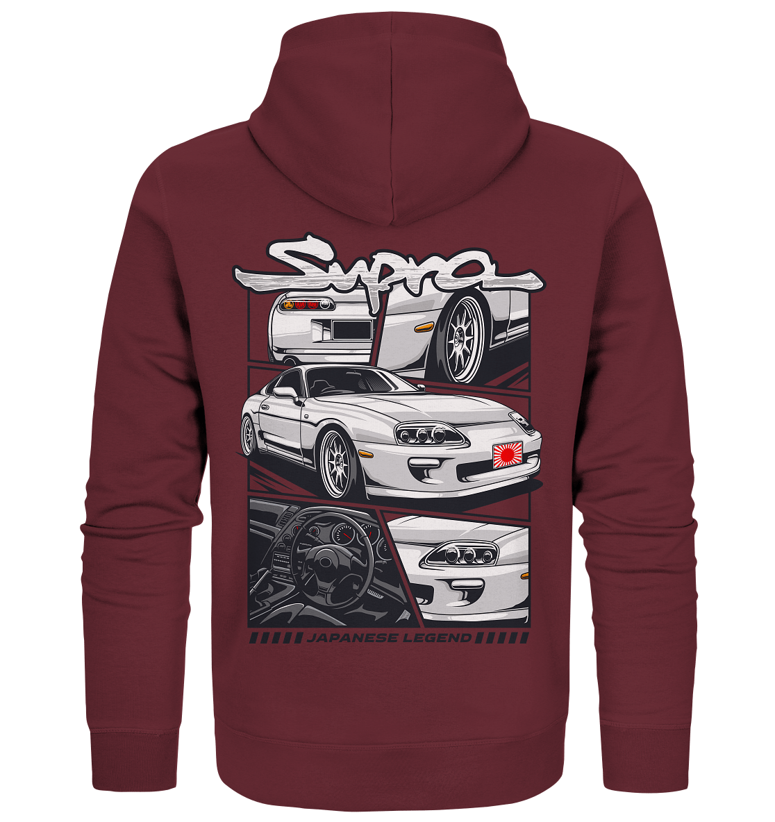 Japanese Legend Supra MKIV - Organic Zipper - MotoMerch.de