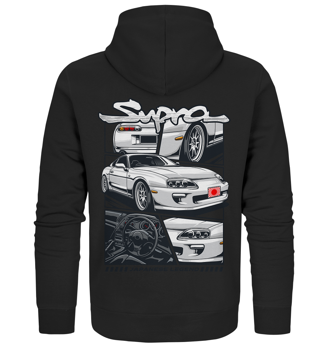 Japanese Legend Supra MKIV - Organic Zipper - MotoMerch.de