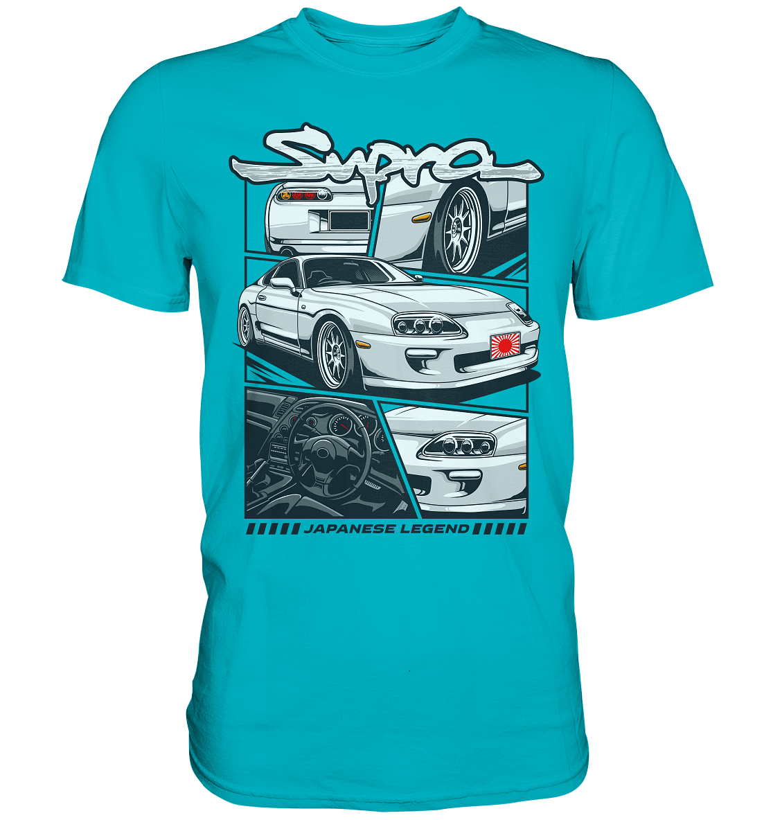Japanese Legend Supra MKIV - Premium Shirt - MotoMerch.de
