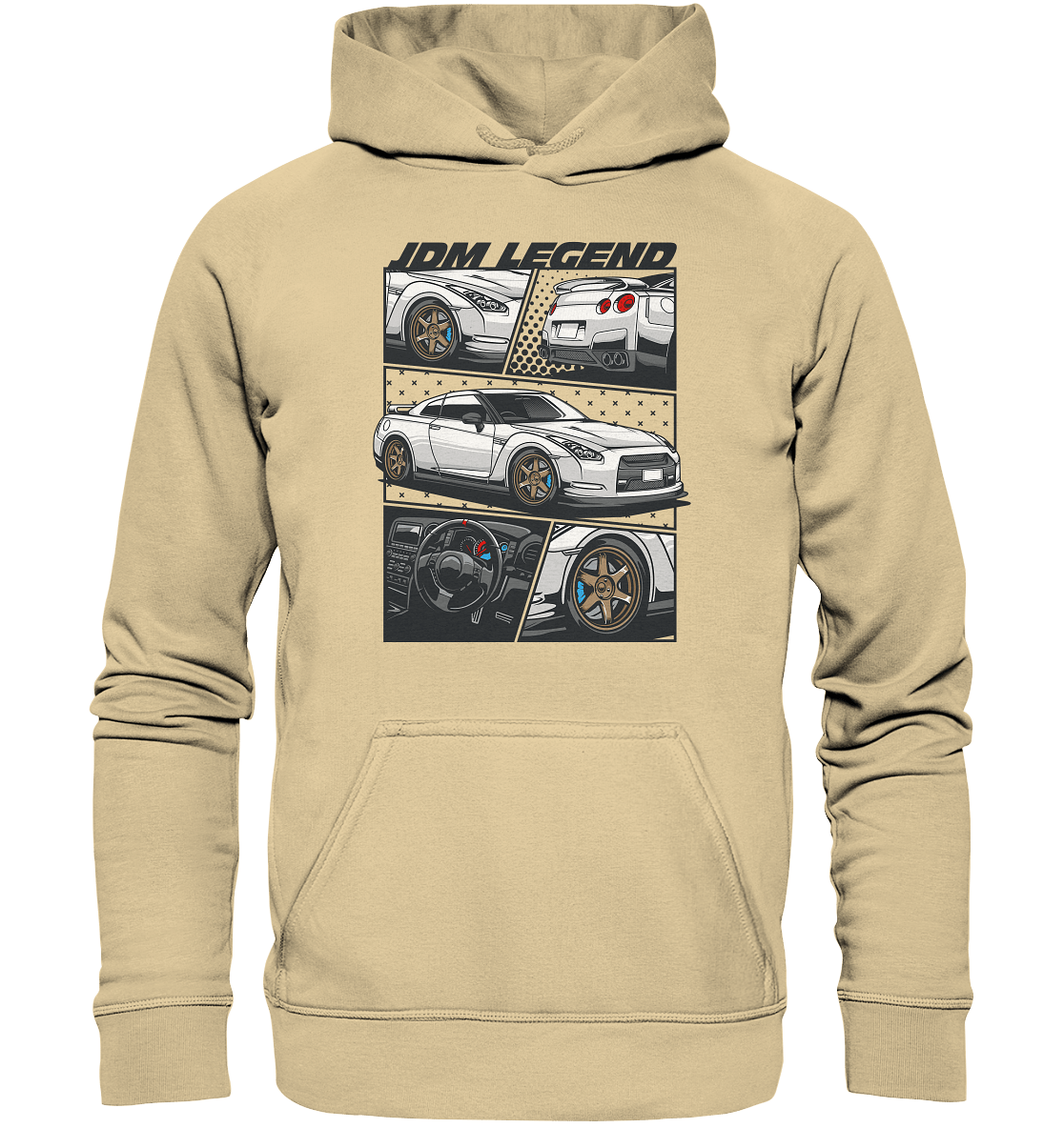 JDM Legends R35 GTR - Basic Unisex Hoodie - MotoMerch.de
