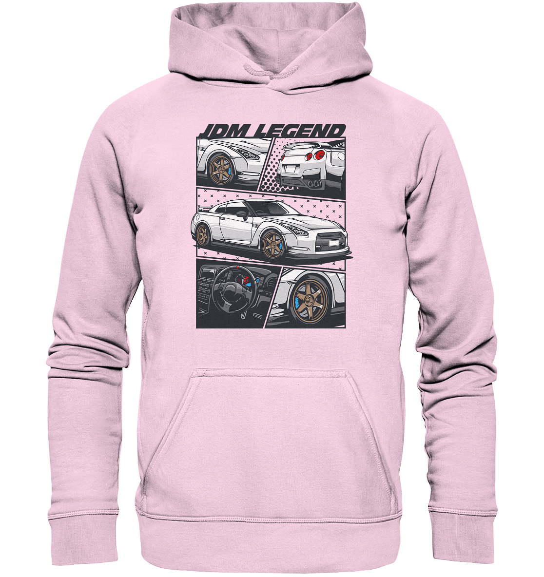 JDM Legends R35 GTR - Basic Unisex Hoodie - MotoMerch.de