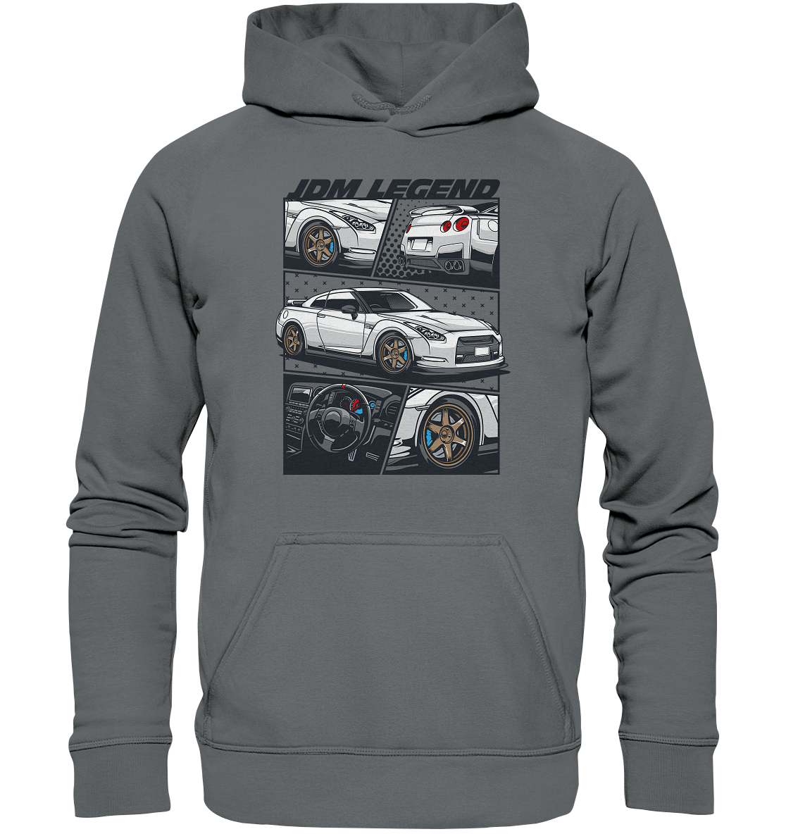 JDM Legends R35 GTR - Basic Unisex Hoodie - MotoMerch.de