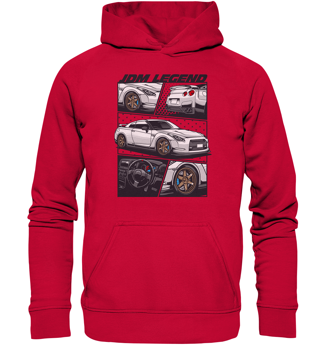 JDM Legends R35 GTR - Basic Unisex Hoodie - MotoMerch.de