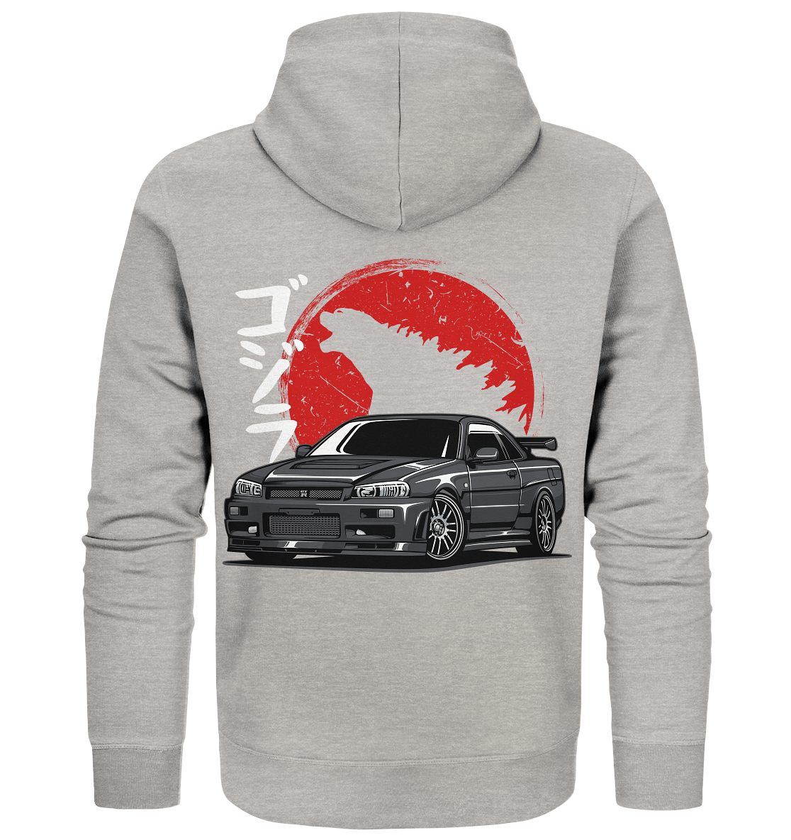 JDM Skyline R34 - Organic Zipper - MotoMerch.de