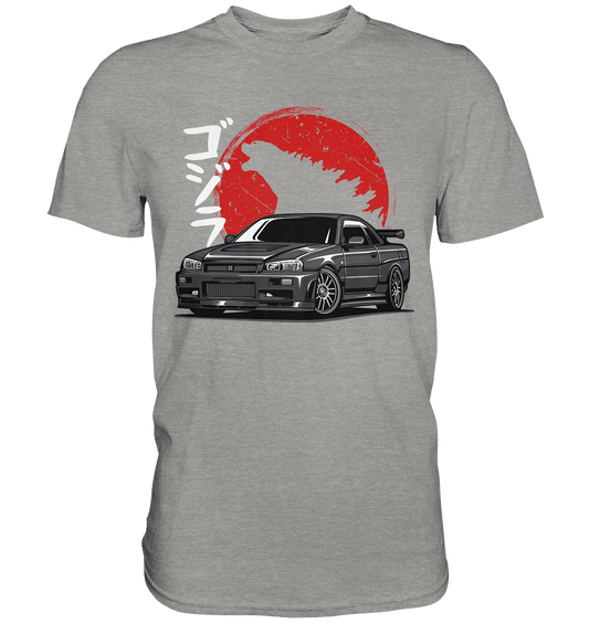 JDM Skyline R34 - Premium Shirt - MotoMerch.de