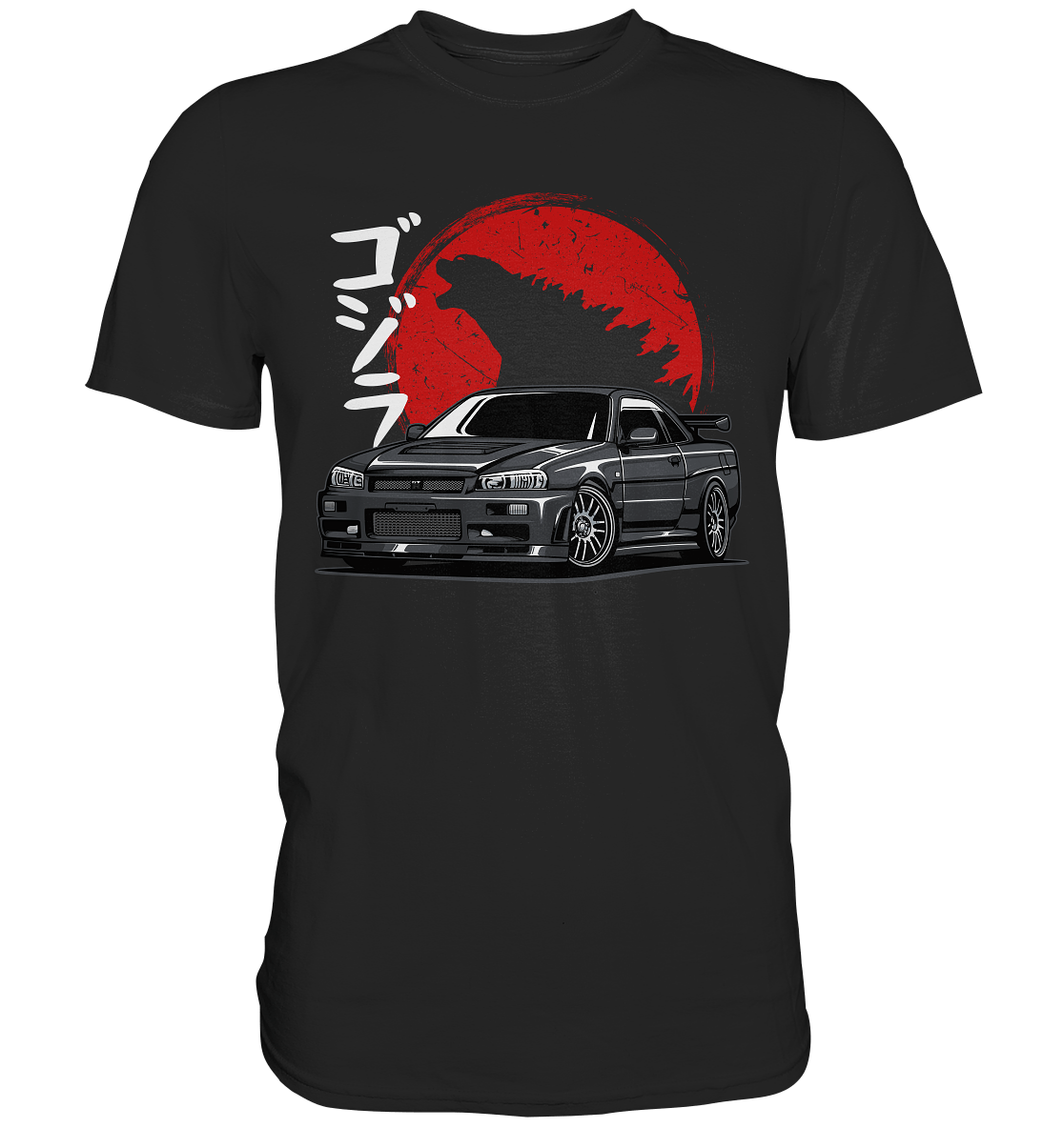 JDM Skyline R34 - Premium Shirt - MotoMerch.de