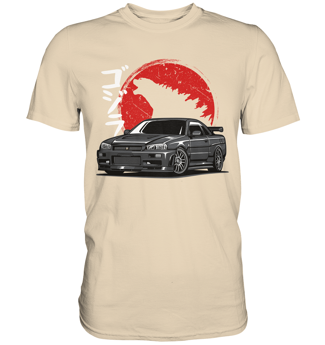 JDM Skyline R34 - Premium Shirt - MotoMerch.de