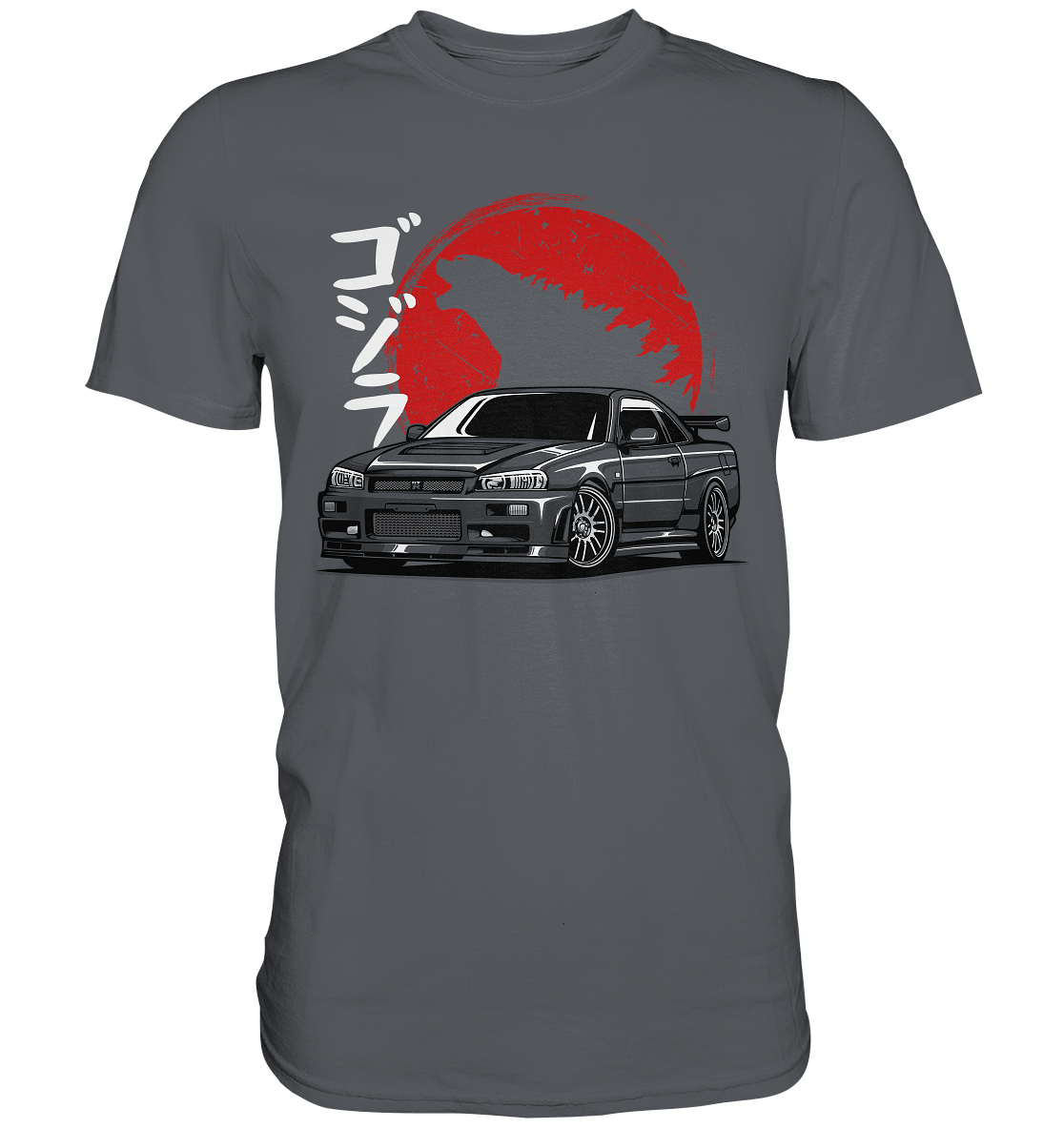 JDM Skyline R34 - Premium Shirt - MotoMerch.de