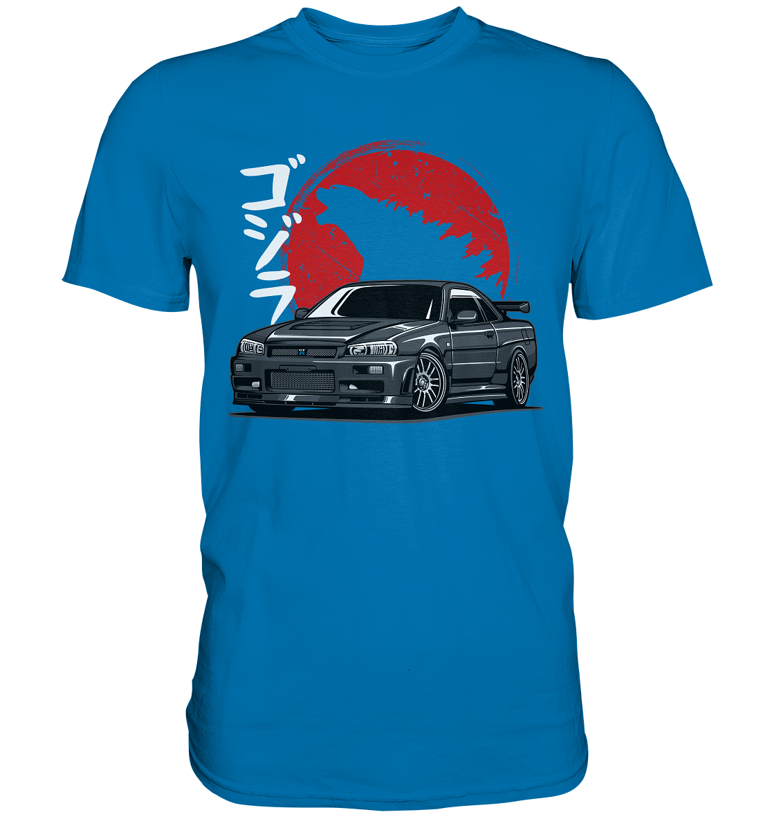 JDM Skyline R34 - Premium Shirt - MotoMerch.de