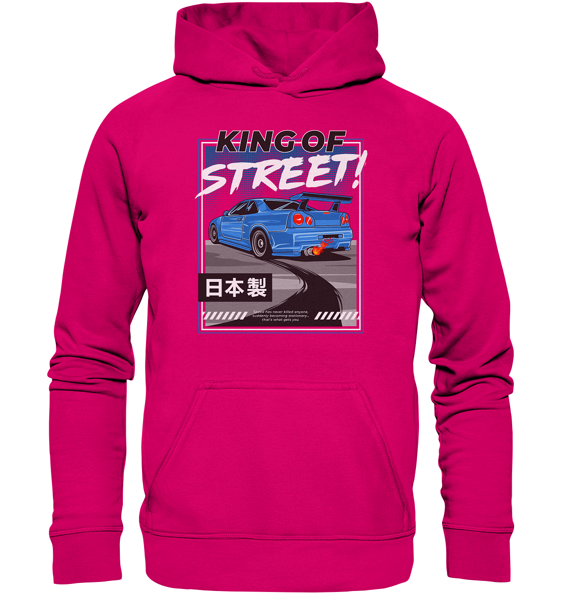 King of Street R34 - Basic Unisex Hoodie - MotoMerch.de