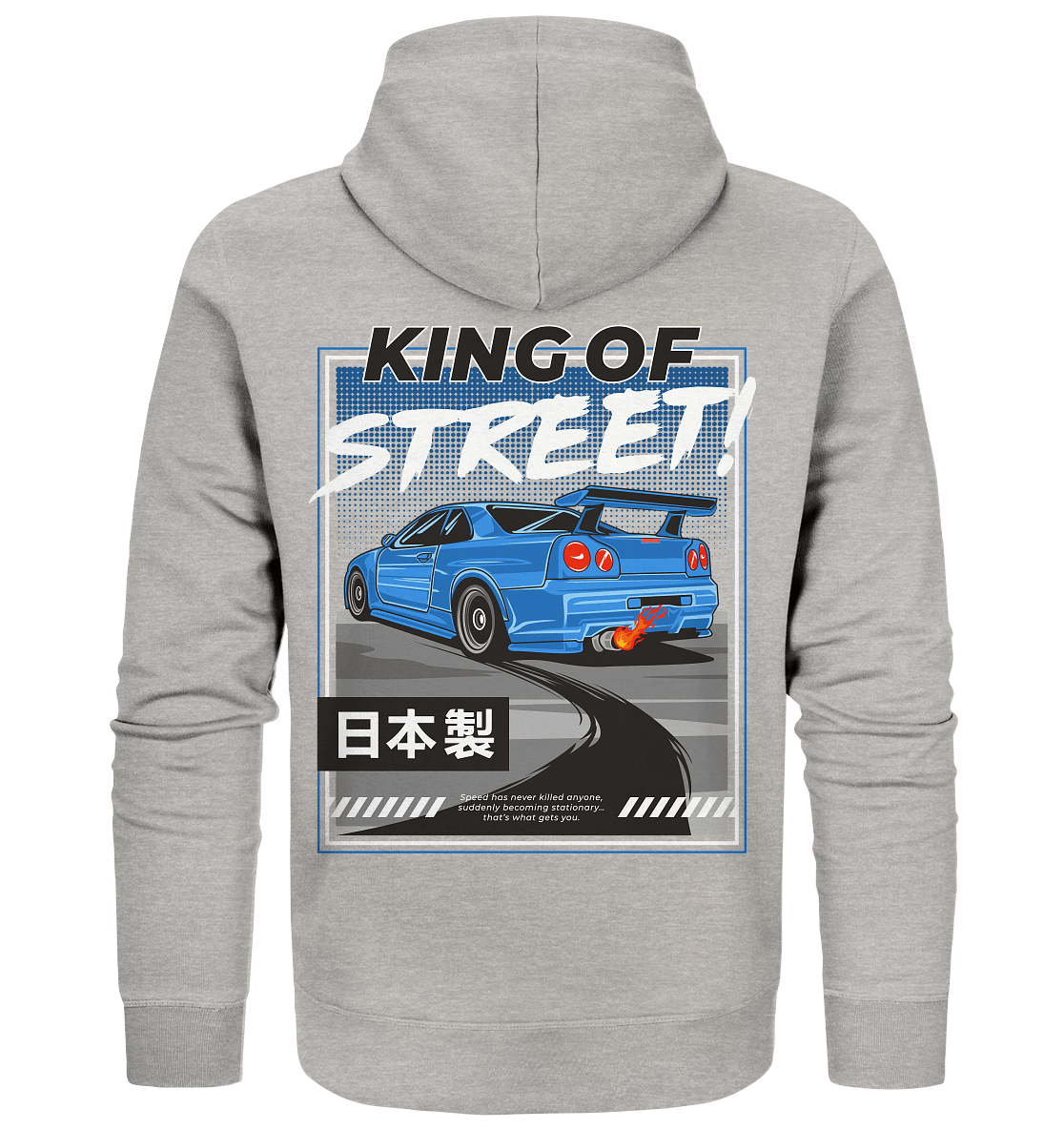 King of Street R34 - Organic Zipper - MotoMerch.de