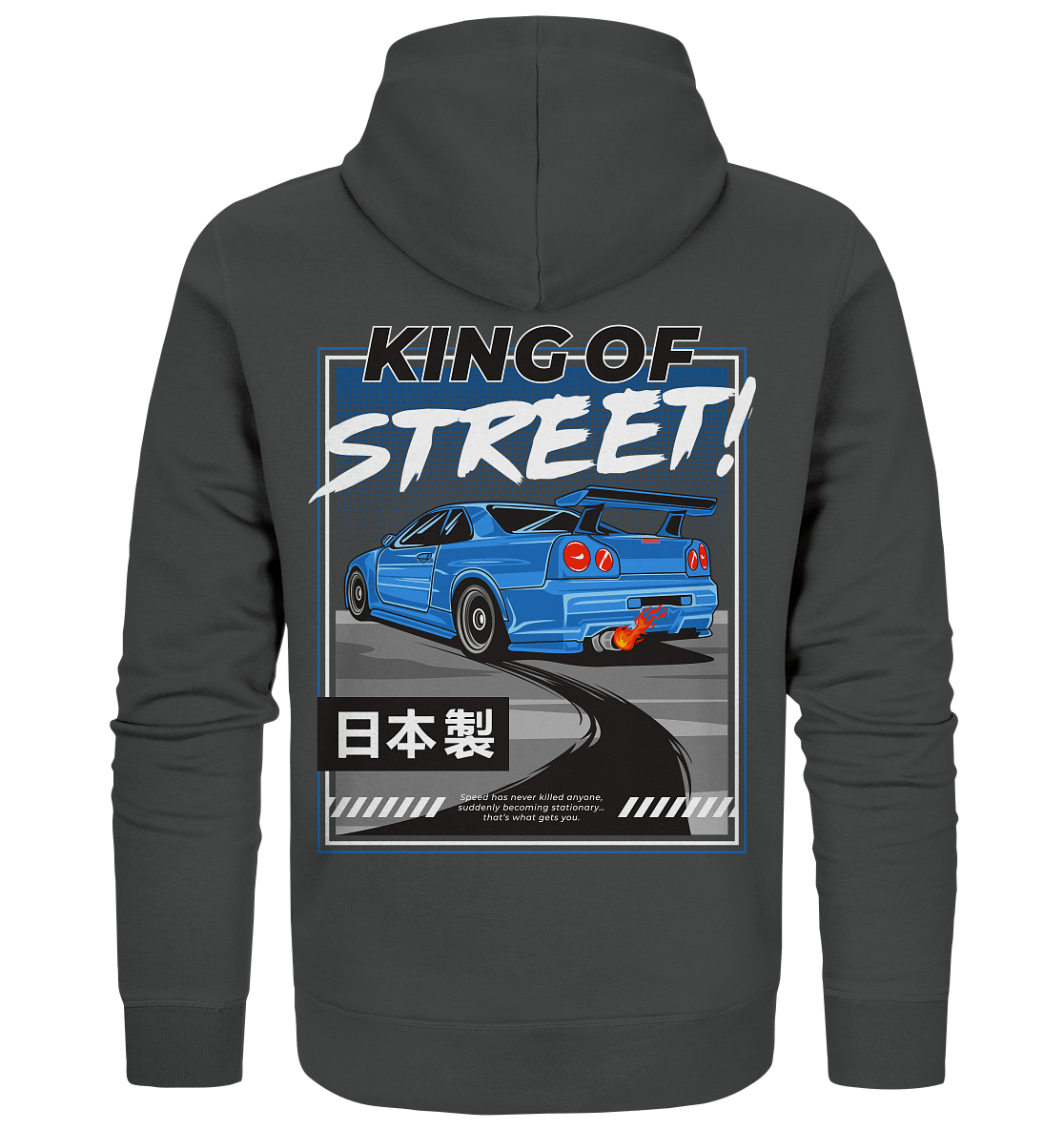 King of Street R34 - Organic Zipper - MotoMerch.de