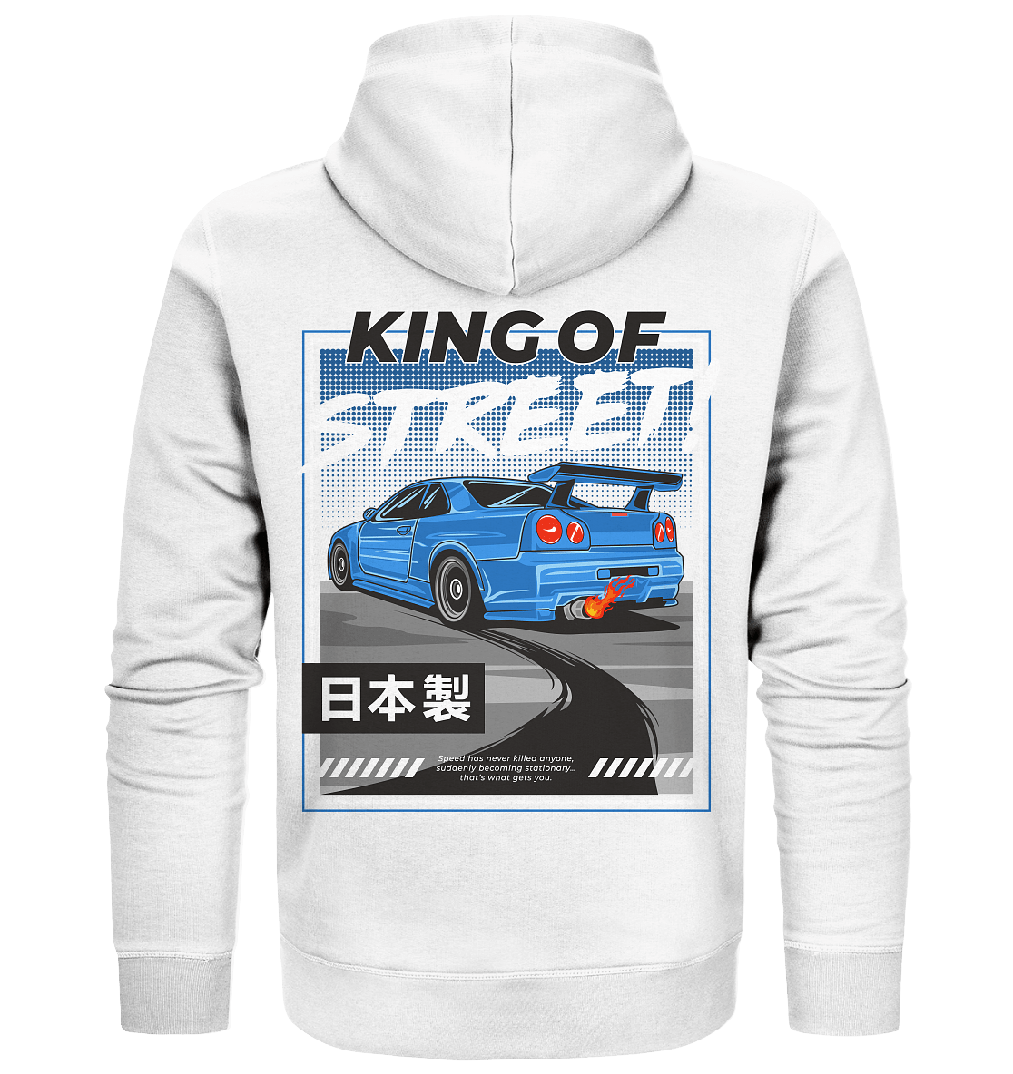 King of Street R34 - Organic Zipper - MotoMerch.de