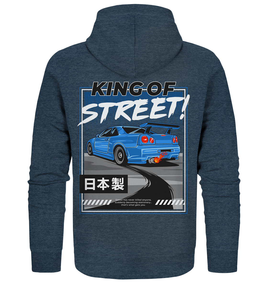 King of Street R34 - Organic Zipper - MotoMerch.de