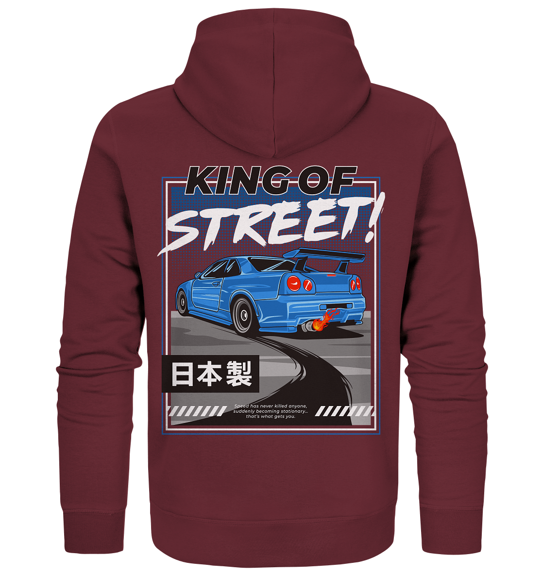 King of Street R34 - Organic Zipper - MotoMerch.de