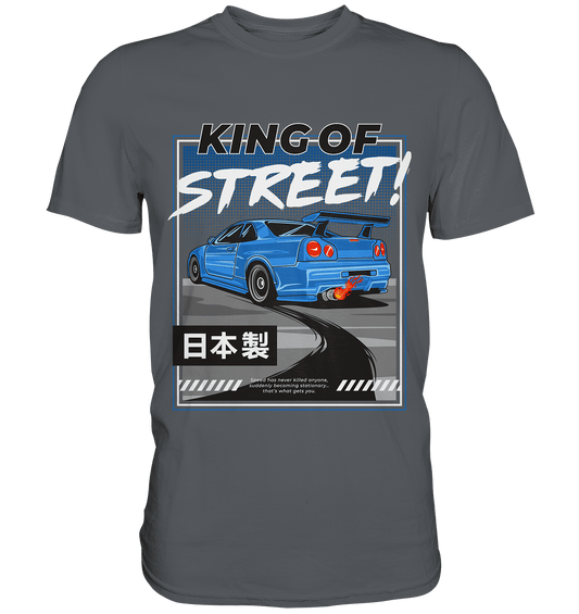 King of Street R34 - Premium Shirt - MotoMerch.de