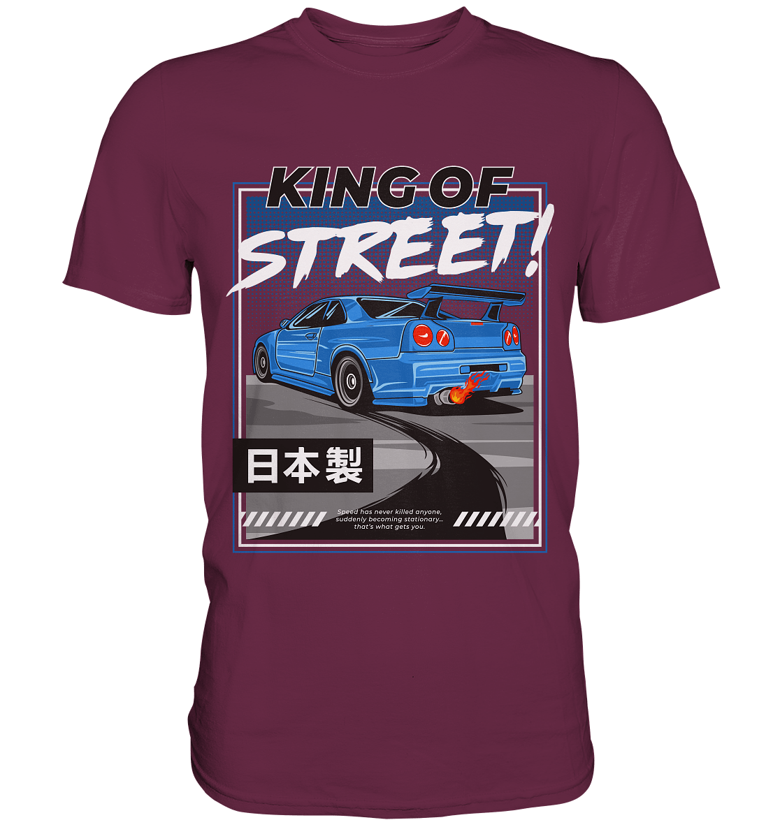 King of Street R34 - Premium Shirt - MotoMerch.de