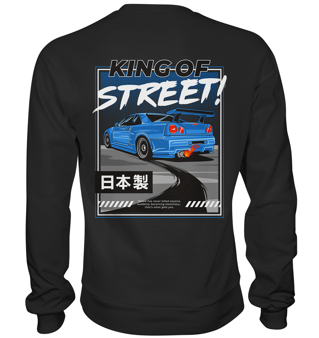 King of Street R34 - Premium Sweatshirt - MotoMerch.de